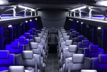 Plantation Charter Bus Interior