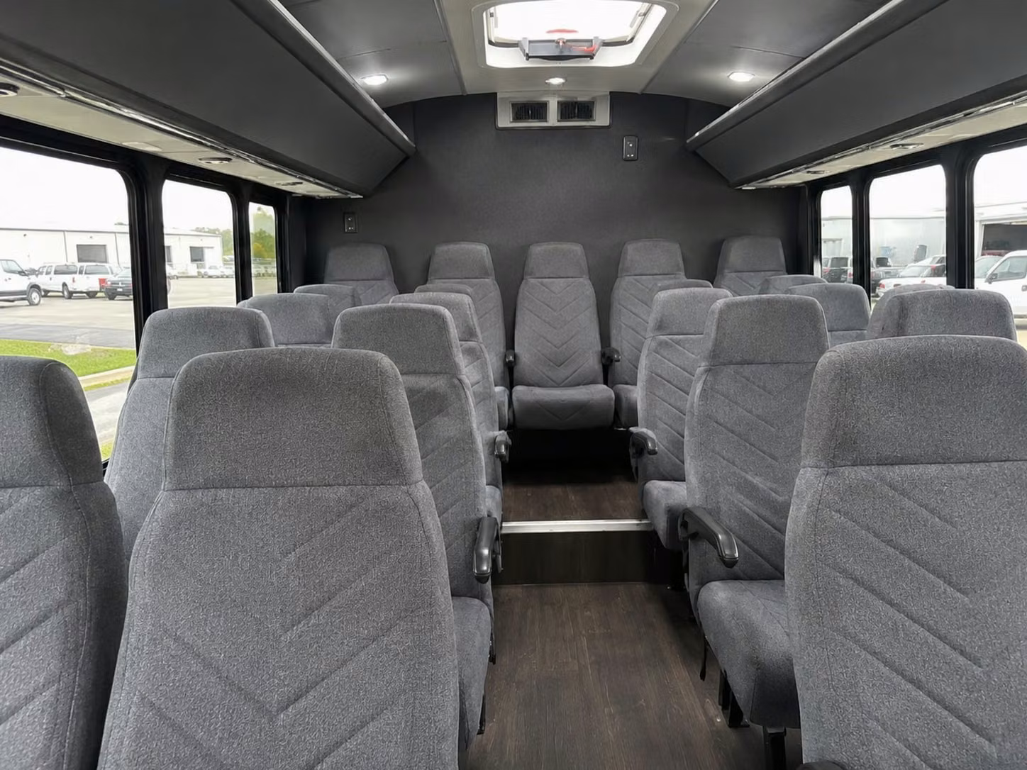 15 passenger minibus interior