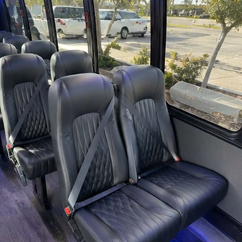 25 passenger minibus inside