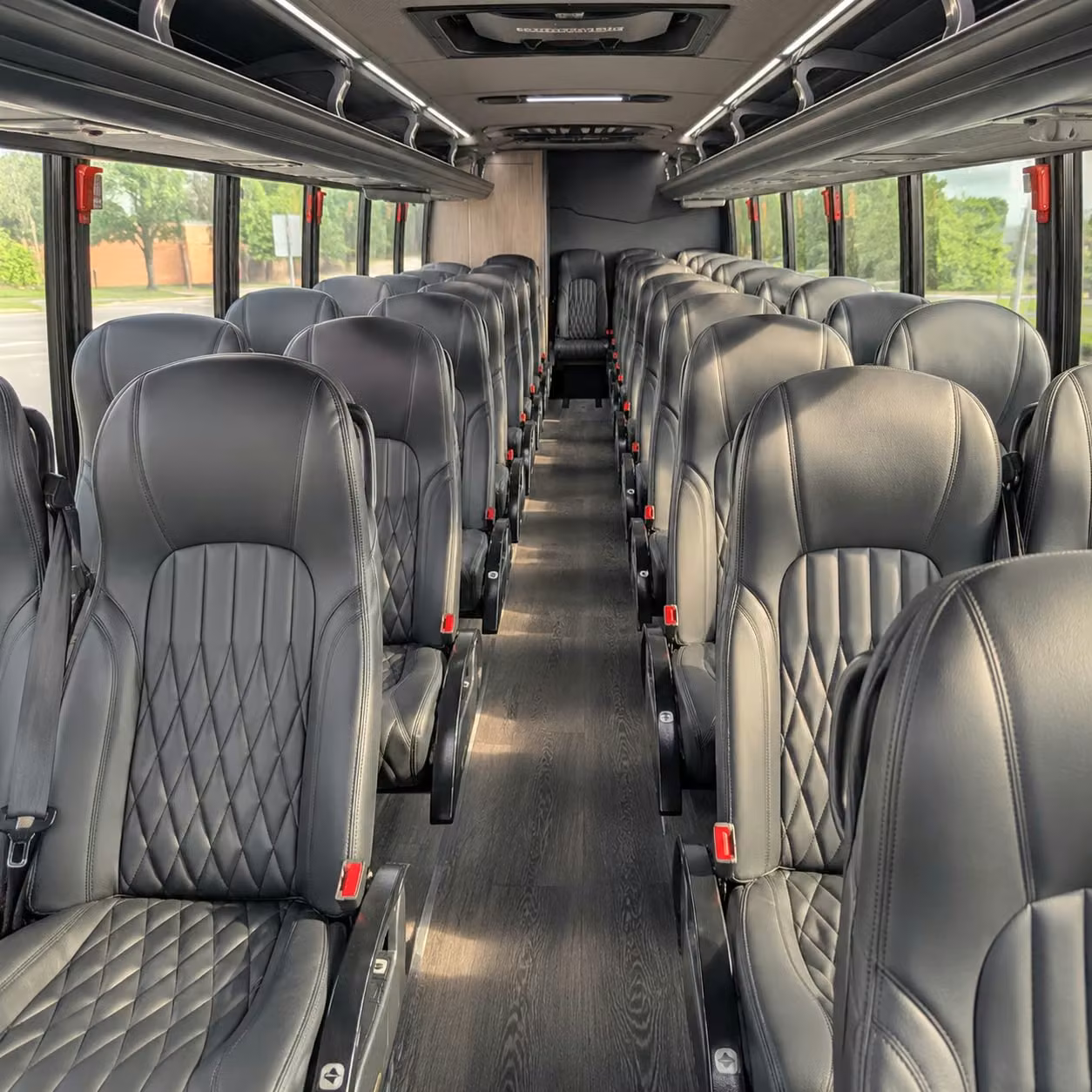 28 passenger minibus inside