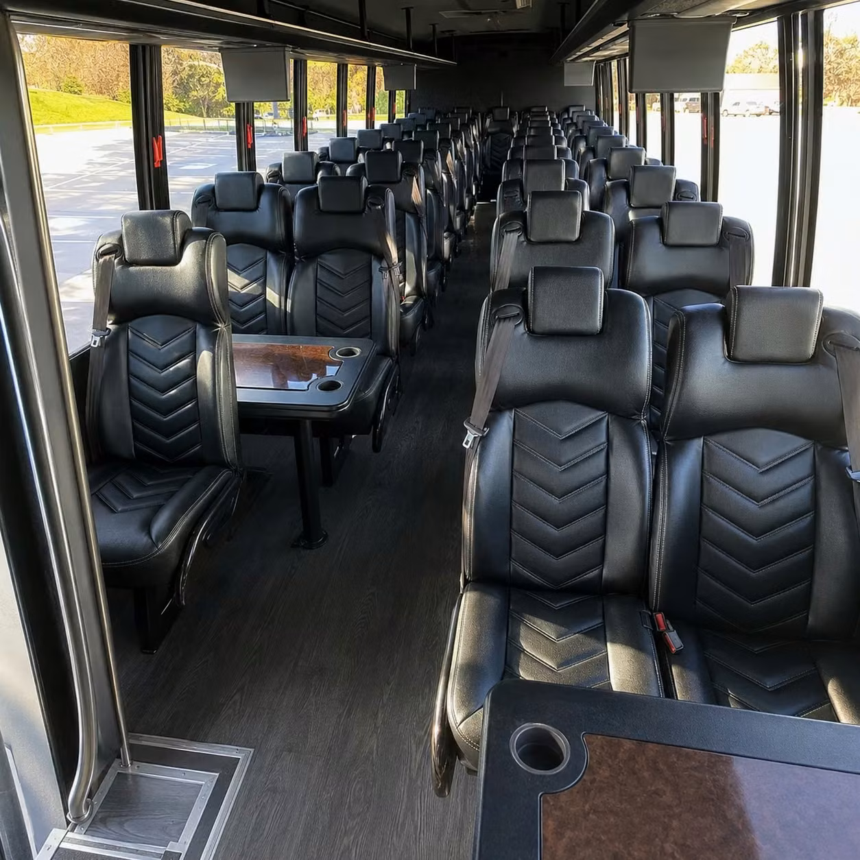30 passenger minibus inside