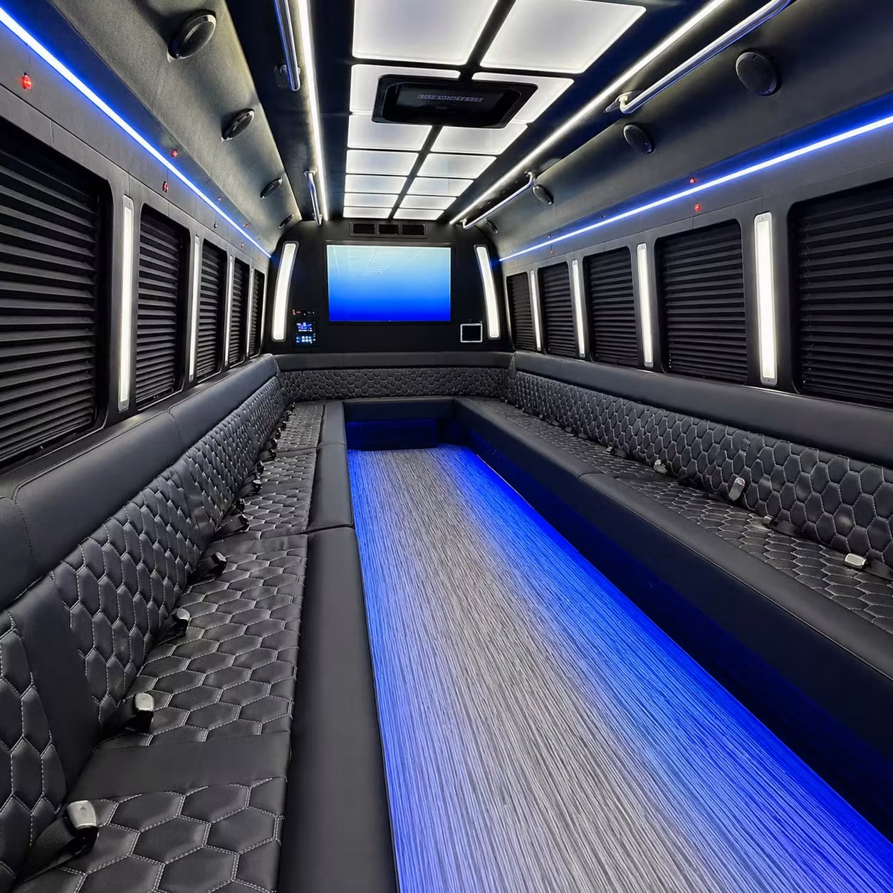 party bus interior