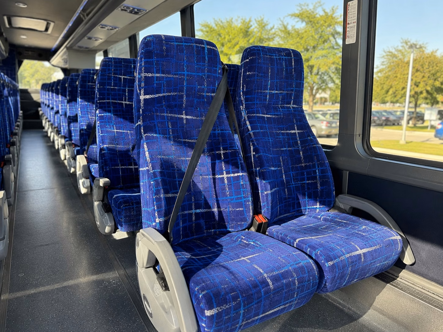 plantation charter bus inside