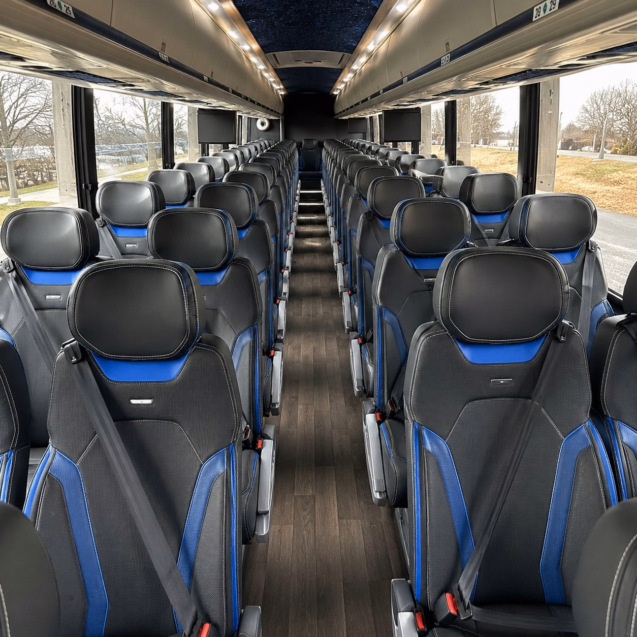 plantation charter bus interior gallery
