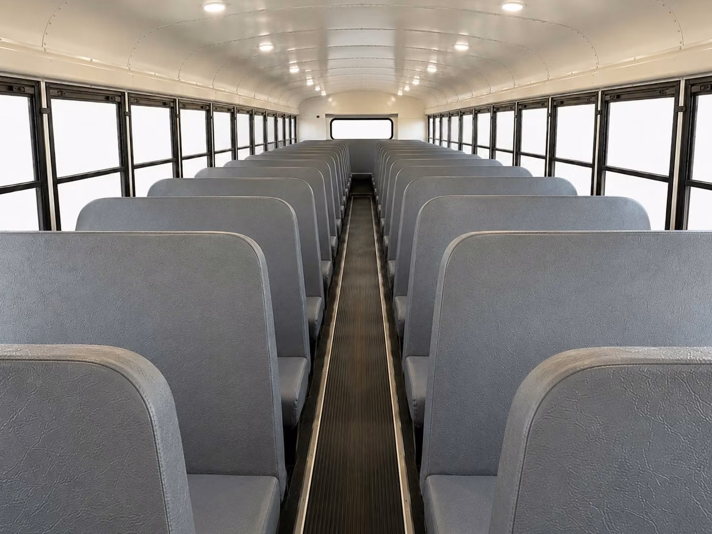 school bus interior