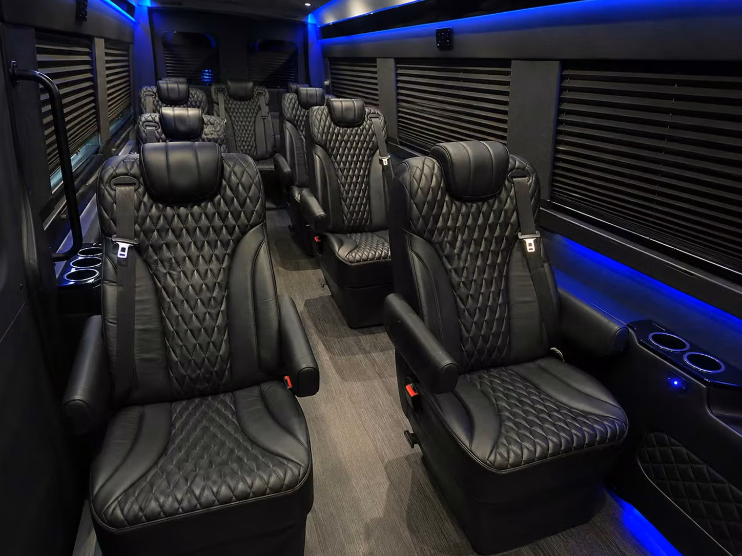 sprinter van with driver inside