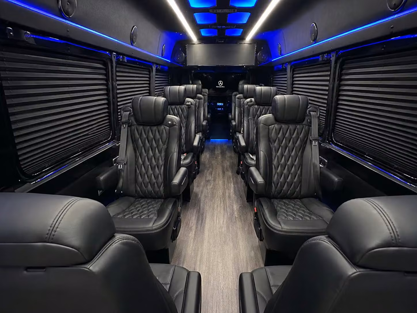 sprinter van with driver interior
